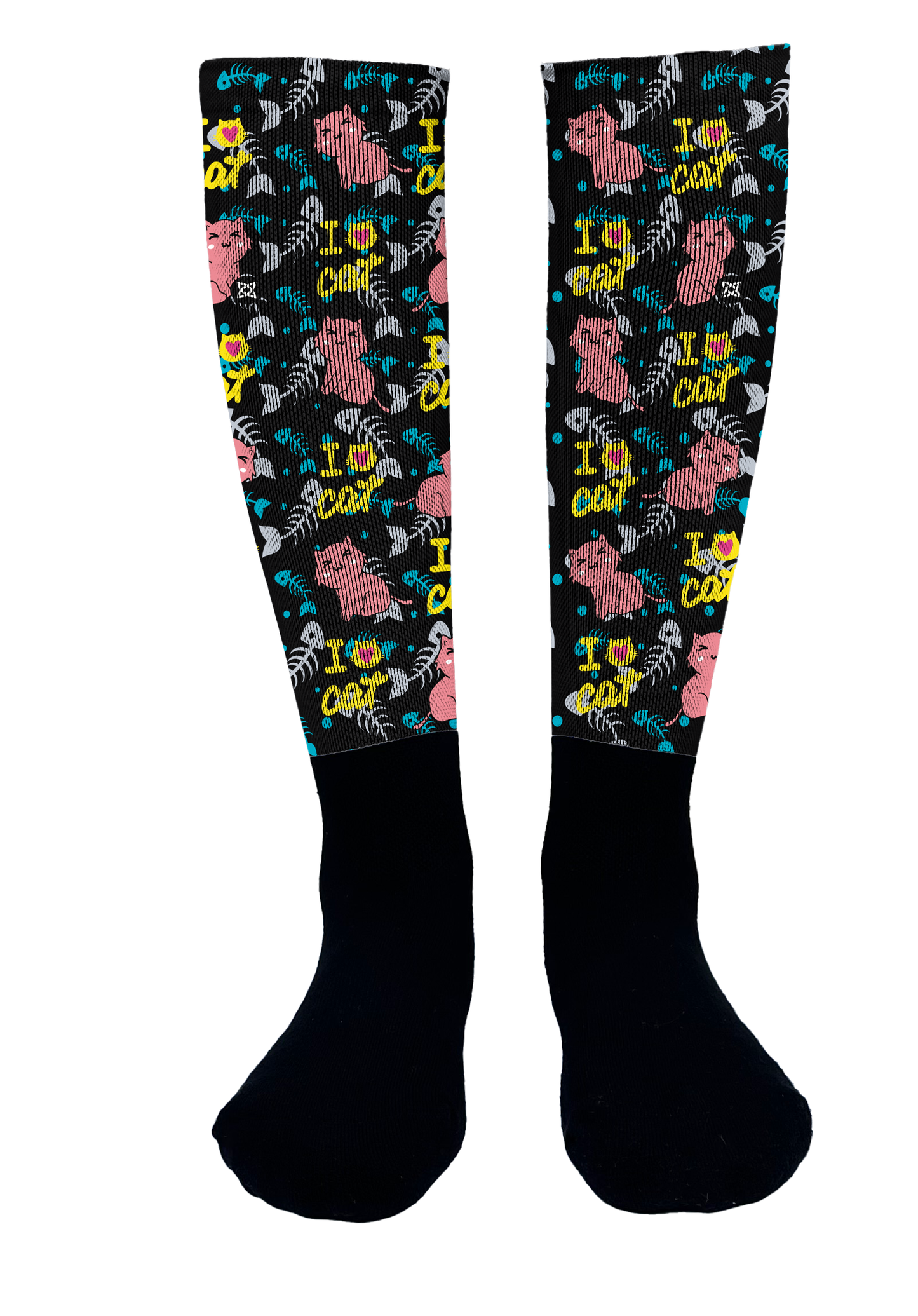 Calcetines de Compresión - I Love Cat