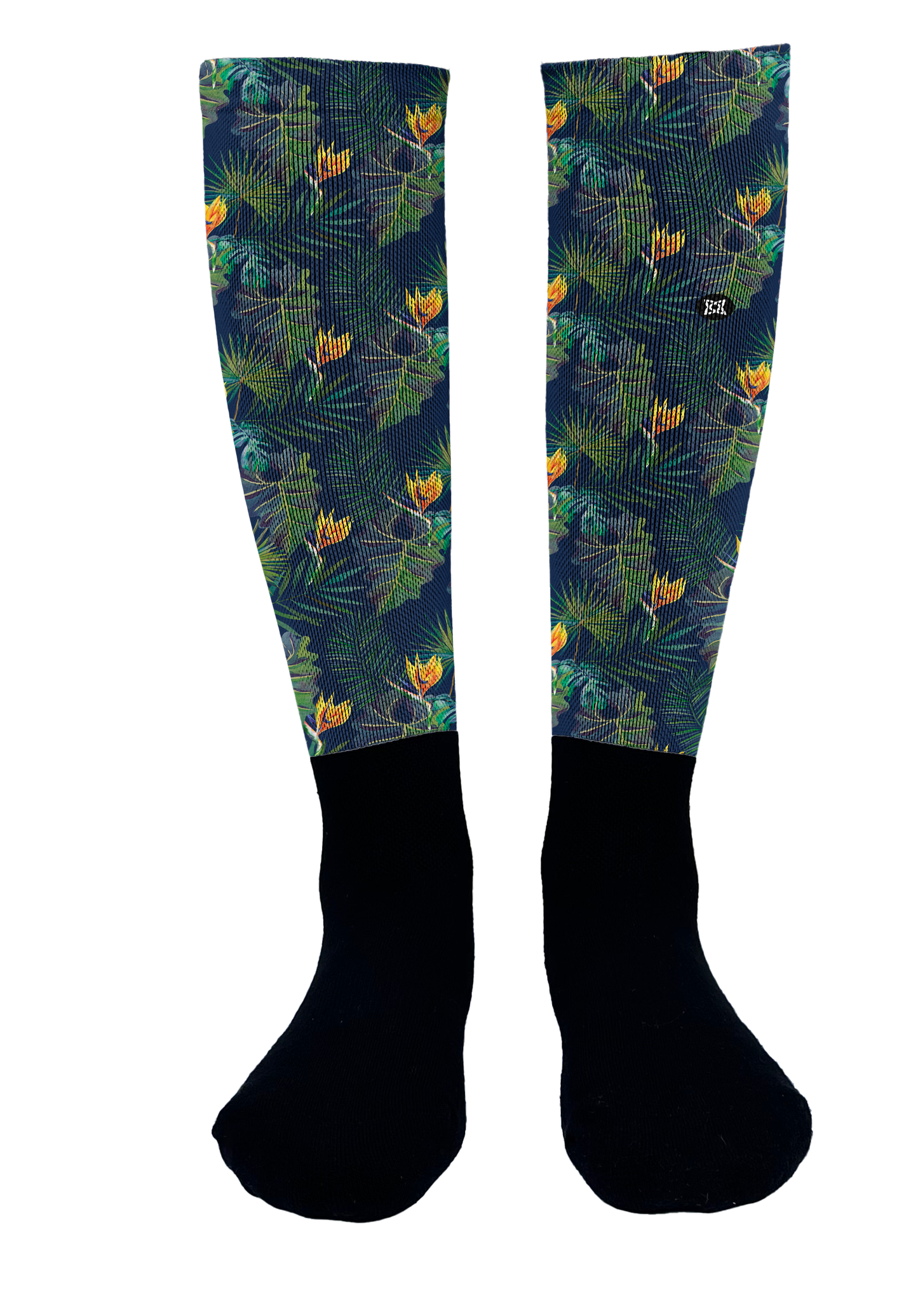 Calcetines de Compresión - Tropical Azul
