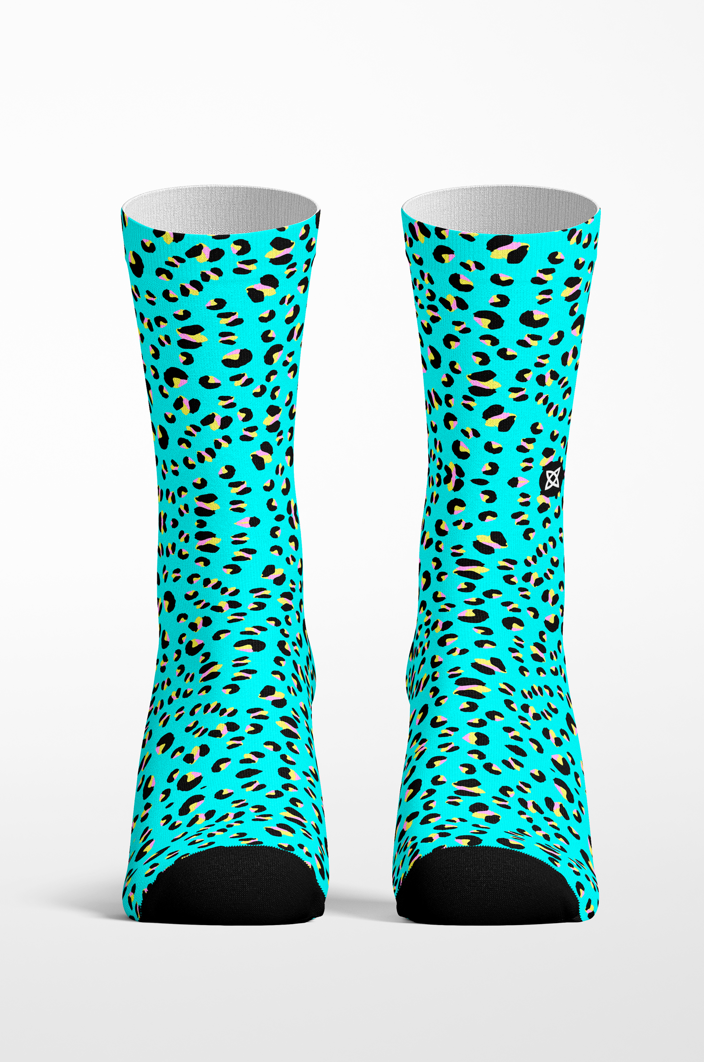 Calcetines Animal Print Celeste