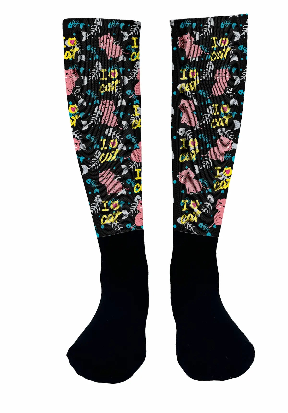 Calcetines de Compresión - I Love Cat