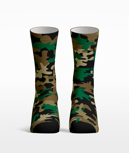 Calcetines Camuflaje Verde Militar