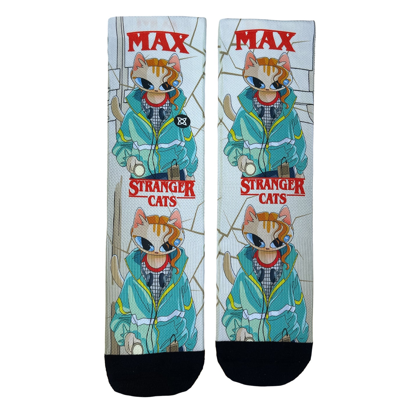 Calcetines Max "Stranger Cats" - Diseño en colaboración con LEMULATOR